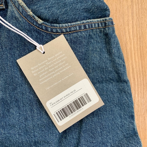 Everlane denim shorts NWT - Picture 3 of 3